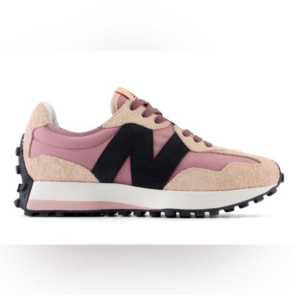 New Balance Pink and Cream Sneakers - Picture 5 of 8